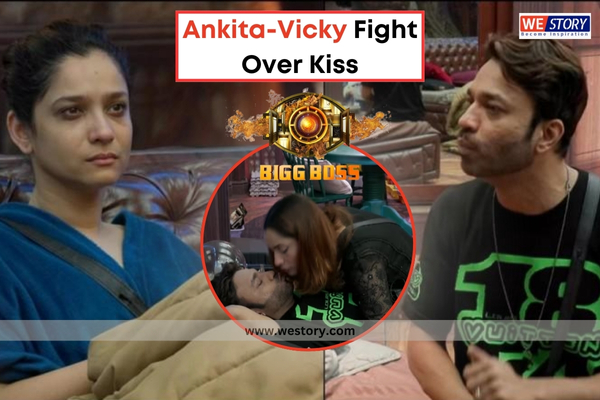 Ankita-Vicky Fight Over Kiss