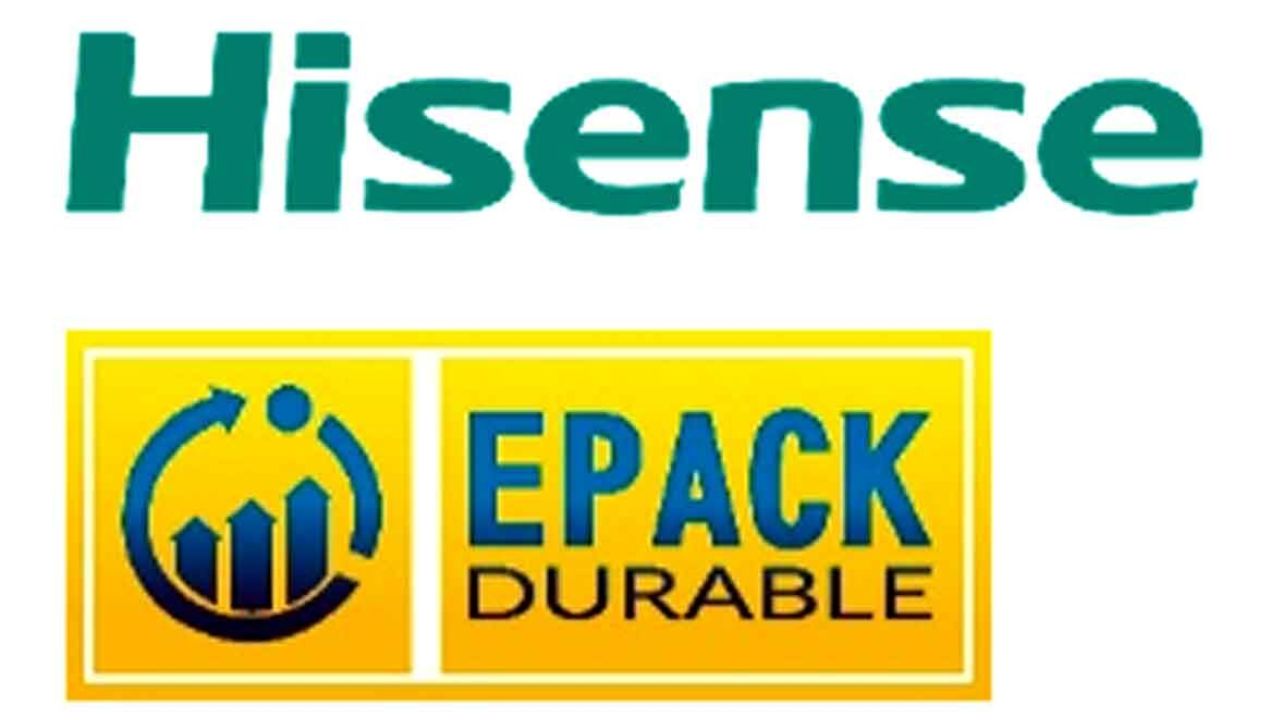 Epack Durable-Hisense : हिसेंस इंडिया ने की ईपैक ड्यूरेबल के साथ साझेदारी