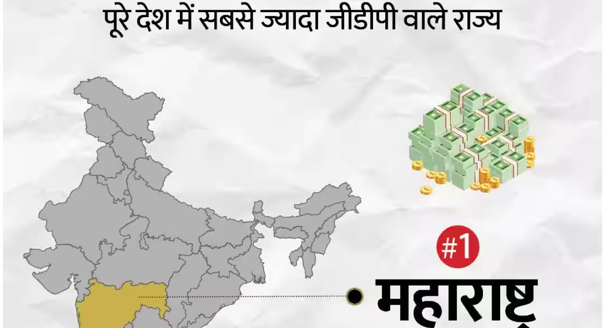 महाराष्ट्र का योगदान औसतन 13.5 प्रतिशत